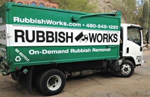 The hard working guys at Rubbish Works really saved the day.