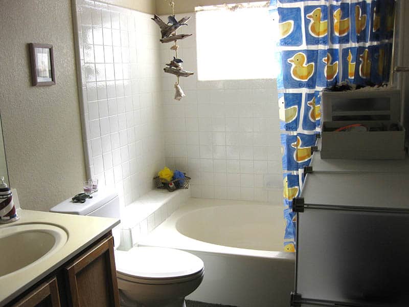 Organized Guest Bathroom - After