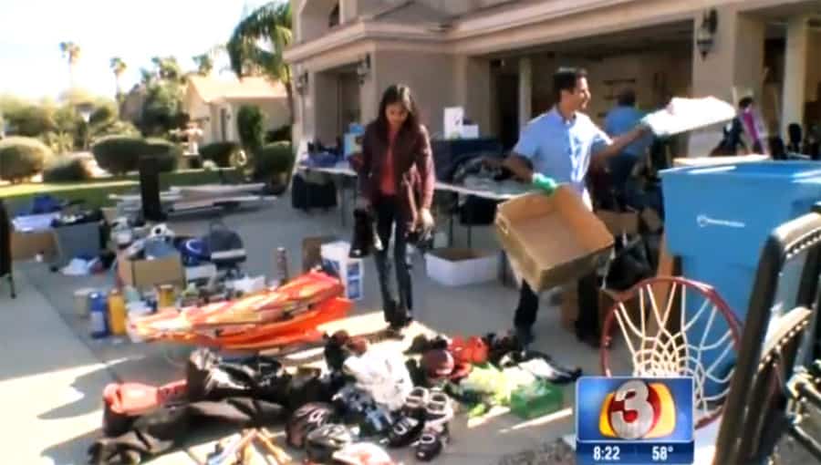 Purging and categorizing the garage